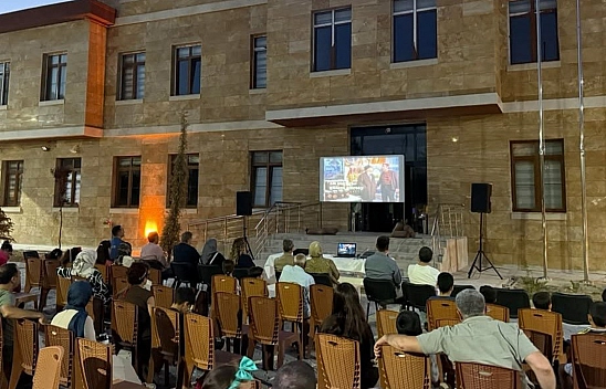 Elazığ'da açık hava sineması etkinliği