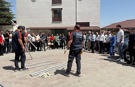 Elazığ'da afet farkındalık ve yangın eğitimi