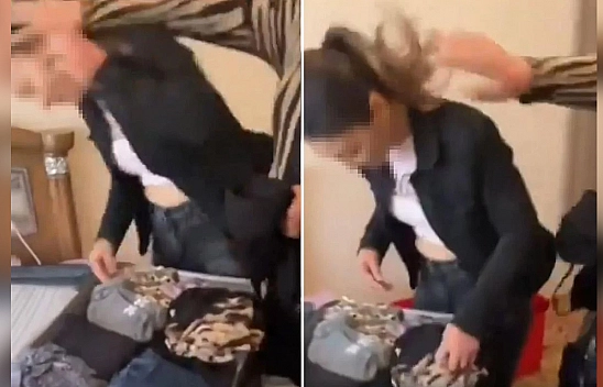 Hırsızlık yapan çalışanını darp etti