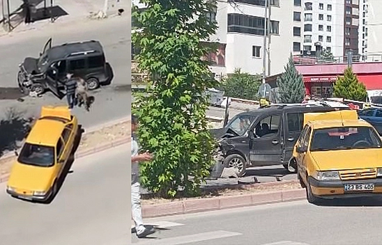 Elazığ'da araçlar çarpıştı: 1 yaralı
