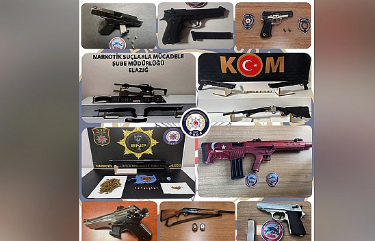 Elazığ'da aranan 70 şahıs yakalandı, tutuklandı