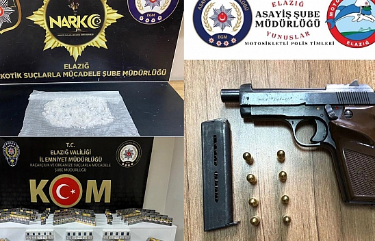 Elazığ'da Asayiş Uygulaması Yapıldı