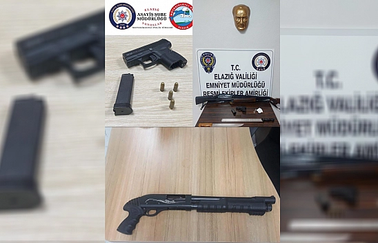 Elazığ'da Asayiş Uygulamasında 4 Kişi Tutuklandı