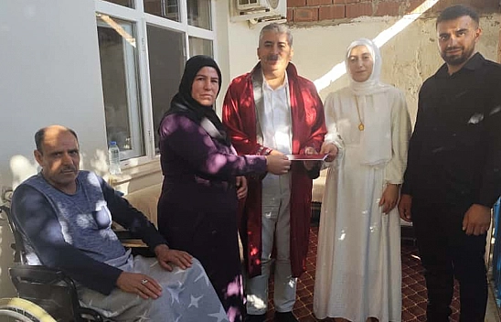 Elazığ'da Başkan'dan yürek ısıtan nikâh: Gelinin evinde kıyıldı