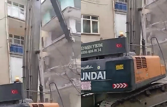 Elazığ'da Binalara Sadece Dokunmak Yetiyor