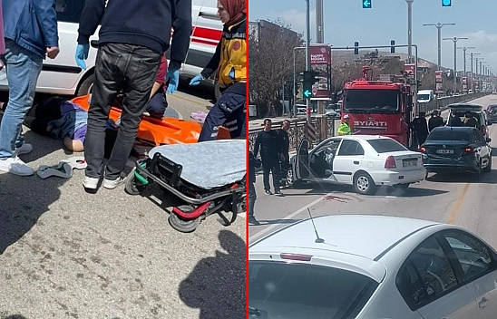 Elazığ'da bir genç kıza 2 farklı otomobil çarptı!