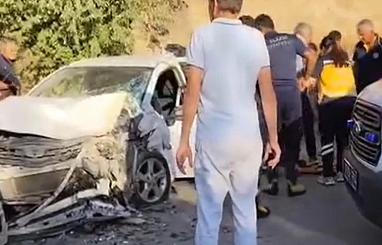 Elazığ'da bir kaza daha: 2 yaralı