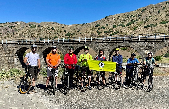 Elazığ'da bisiklet rüzgarı: Doğada 50 kilometrelik pedal turu