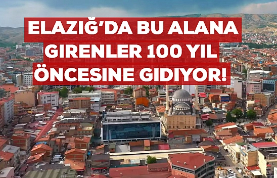 Elazığ'da bu alana girenler 100 yıl öncesine gidiyor! Her gün dibinden geçenler bile farkında değil