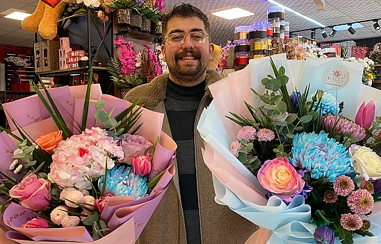 Elazığ'da çiçekçilerde 14 şubat yoğunluğu yaşanıyor