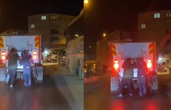 Elazığ'da Çocukların Tehlikeli Yolculuğu Kamerada