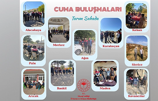 Elazığ'da 'Cuma Buluşmaları' Tüm hızıyla devam ediyor!
