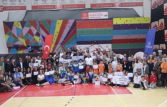 Elazığ'da dağcılık müsabakaları sona erdi