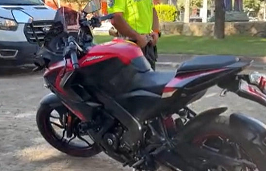 Elazığ'da denetimde yakalandı: Motosiklet 1 ay men, ceza 21 bin lira