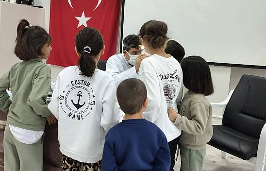 Elazığ'da devlet korumasındaki çocuklara ağız ve diş sağlığı taraması