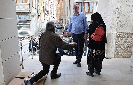 Elazığ'da dilenci operasyonu
