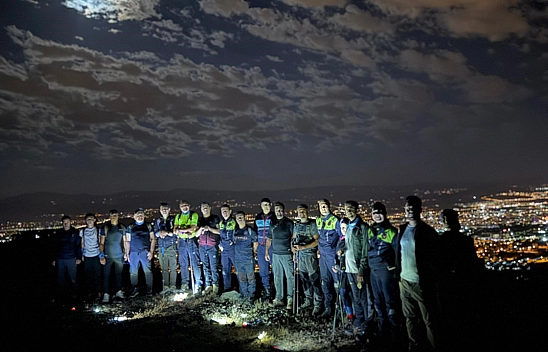 Elazığ'da doğa yürüyüşü yapıldı