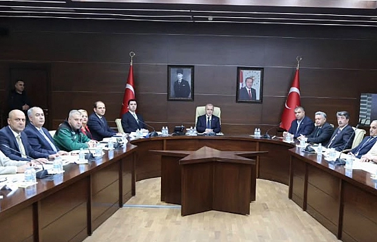Elazığ'da doğal gaz ve enerji toplantısında selin etkileri ele alındı
