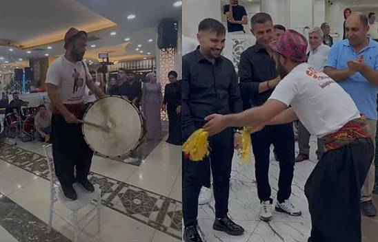 Elazığ'da düğünlerin çılgın davulcusu sezonu açtı