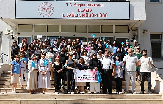 Elazığ'da Dünya Emzirme Haftası etkinlikleri