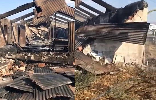 Elazığ'da Eski Belediye Başkanına Ait Ahır Yandı!