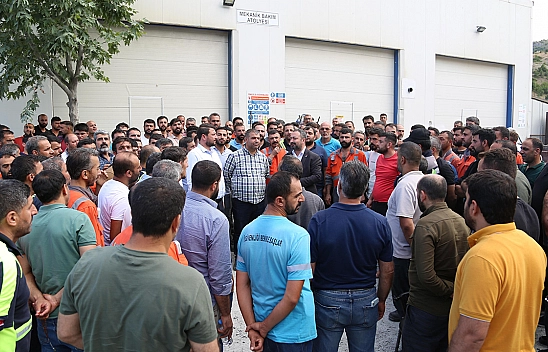 Elazığ'da Eti Krom İşçilerinin Eylemi Devam Ediyor