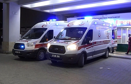 Elazığ'da feci kaza: 1 ölü, 2 yaralı