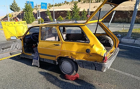 Elazığ'da feci kaza: 1 ölü, 2 yaralı