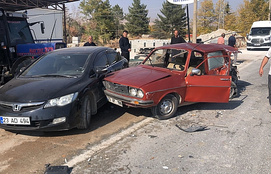 Elazığ'da feci kaza: 1 ölü