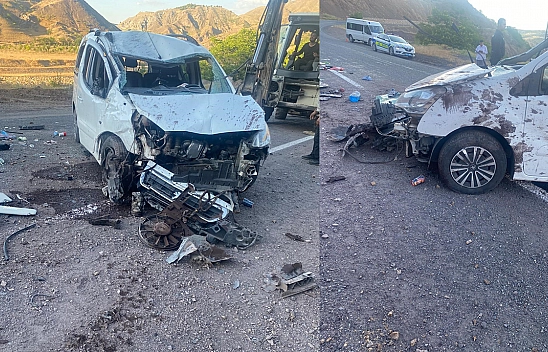 Elazığ'da feci kaza: 5 Yaralı