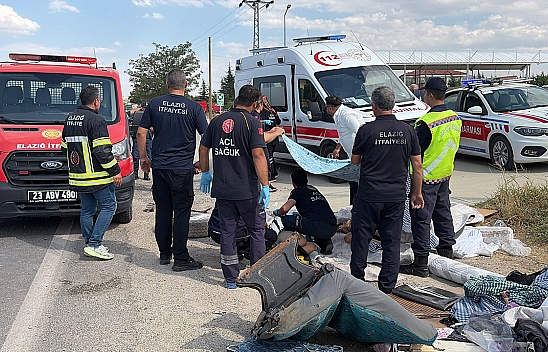 Elazığ'da feci kaza! 7 yaralı