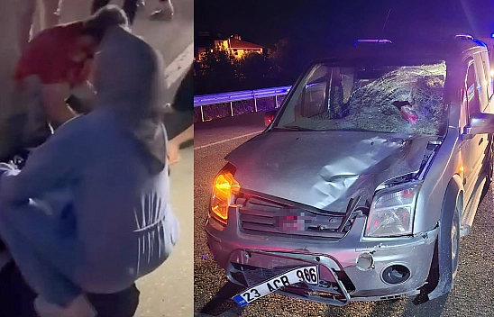 Elazığ'da feci kaza: karşıya geçmeye çalışan kadın öldü