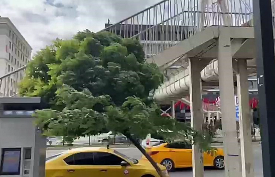 Elazığ'da fırtına etkili oldu