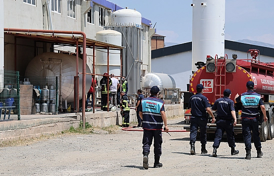Elazığ'da gaz dolum tesisinde patlama: 3 kişi hastaneye kaldırıldı