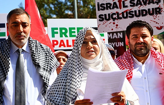 Elazığ'da Gazze için sessiz çığlık