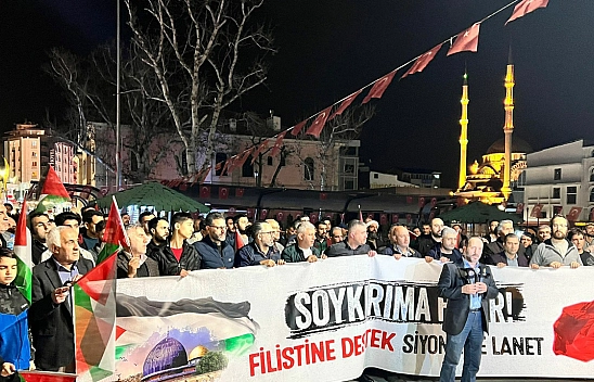 Elazığ'da Gazze Ve Doğu Türkistan'da Yaşanan Soykırım Bir Kez Daha Protesto Edildi