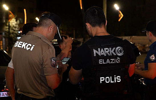 Elazığ'da gece boyu asayiş uygulaması