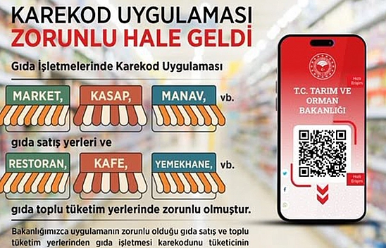 Elazığ'da gıda işletmelerinde karekod uygulaması zorunlu oldu