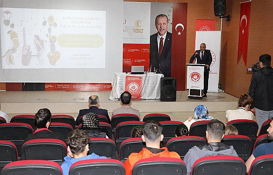 Elazığ'da gıda okuryazarlığına yönelik eğitimler devam ediyor