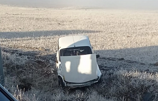Elazığ'da gizli buzlanma kazaya neden oldu, 1 kişi hafif yaralandı
