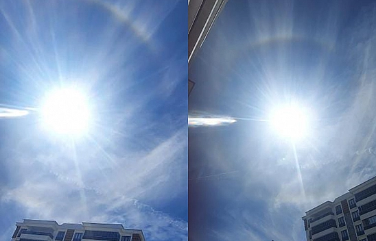 Elazığ'da gökyüzü büyüledi!