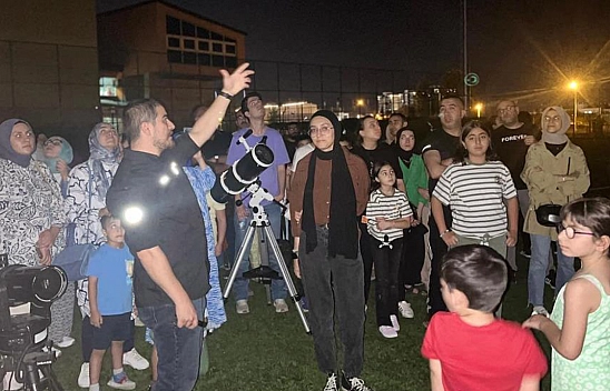 Elazığ'da Gökyüzü Gözlem Etkinliği Düzenlendi