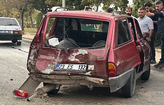 Elazığ'da Görenleri Şaşırtan Kaza