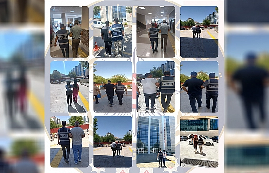 Elazığ'da Haklarında Kesinleşmiş Hapis Cezası Bulunan 24 Kişi Yakalandı