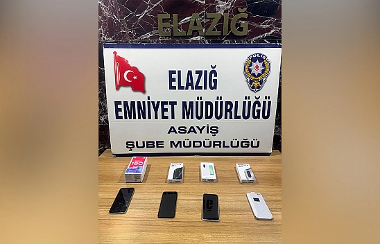 Elazığ'da hırsızlık yapan şahıs tutuklandı!
