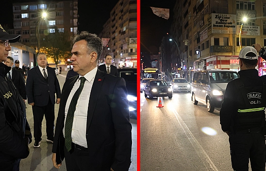 Elazığ'da 'huzur' operasyonu: Kentte sıkı denetim