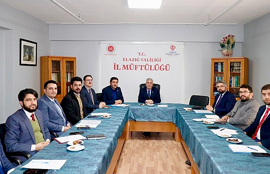 Elazığ'da ilçe müftüleri toplantısı gerçekleştirildi