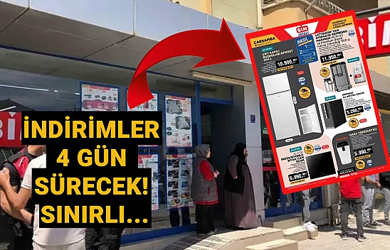 Elazığ'da indirimler başladı! 4 gün sürecek