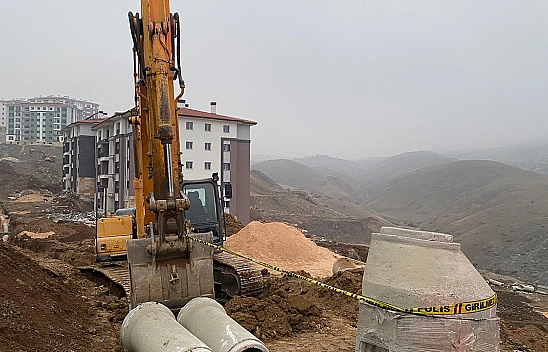 Elazığ'da inşaatta göçük: 1 ölü