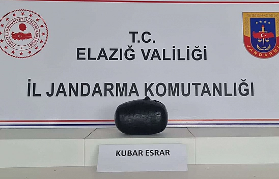 Elazığ'da Jandarmanın Uyuşturucu Operasyonu 1 Gözaltı
